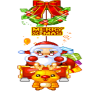 +santa+clause+reindeer+running+merry+xmas+animation+ clipart