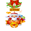 +santa+clause+reindeer+running+merry+xmas+animation+ clipart