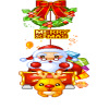 +santa+clause+reindeer+running+merry+xmas+animation+ clipart