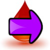 +blood+drop+purple+arrow+right+play+ clipart