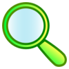 +green+magnifying+glass+amplify+see+enlarge+ clipart