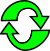 +recycle+redo+green+arrows+over+ clipart