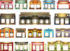 +store+buildings+shop+windows+ clipart