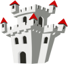 +white+kings+castle+medieval+ clipart