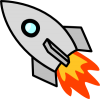 +icon+rocket+ship+ clipart