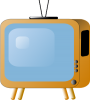 +icon+television+ clipart