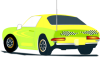 +rally+car+yellow+race+ clipart