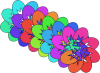 +abstract+flowers+leaves+ clipart