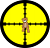 +bear+crosshair+target+ clipart