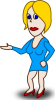 +blond+woman+lady+ clipart