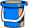 +blue+bucket+pail+ clipart