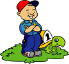 +boy+turtle+1+ clipart