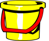 +bucket+yellow+pale+ clipart