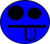 +epic+smile+blue+face+ clipart