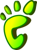 +green+foot+ clipart