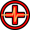 +health+heart+beat+cross+symbol+logo+ clipart