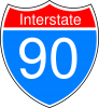 +interstate+90+sign+ clipart