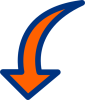 +orange+blue+arrow+pointer+ clipart