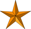 +orange+star+ clipart