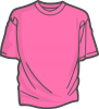 +pink+t+shirt+ clipart