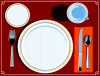 +place+setting+dinner+ clipart