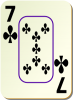 +playing+card+7+ clipart