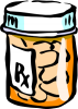 +rx+pills+medicine+bottle+ clipart