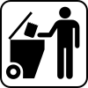 +trash+can+sign+ clipart