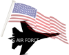 +us+air+force+plane+flag+ clipart
