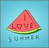 +watermelon+summer+ clipart