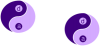 +yin+yang+purple+ clipart