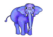 +animal+blue+elephant++ clipart