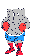 +animal+boxer+elephant++ clipart