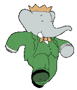 +animal+elephant+in+a+green+suit++ clipart