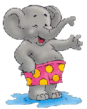 +animal+elephant+in+swimming+trunks++ clipart