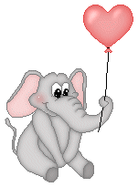 +animal+elephant+with+a+heart+balloon++ clipart