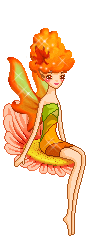 +nymph+fairy+with+orange+hair+s+ clipart