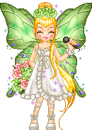 +nymph+green+fairy+singing+s+ clipart
