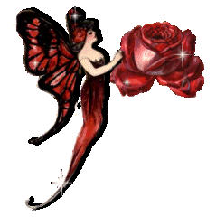 +nymph+red+fairy+and+a+red+rose+s+ clipart