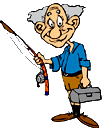 +people+old+man+going+fishing++ clipart