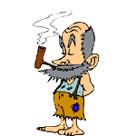 +people+old+man+smoking+a+pipe++ clipart