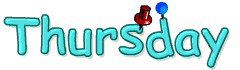 +word+text+thursday+day+of+the+week++ clipart