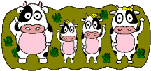 +farm+animal+row+of+cows++ clipart