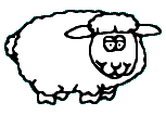 +farm+animal+sheep++ clipart