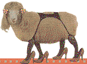 +farm+animal+sheep+in+shoes++ clipart