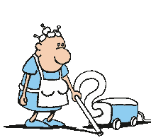 +female+woman+hoovering++ clipart