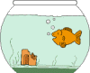 +fish+animal+goldfish+in+a+bowl++ clipart