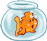 +fish+animal+goldfish+in+a+bowl++ clipart
