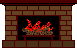 +hot+fire+fireplace+ clipart