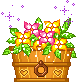 +flower+blossom+basket+of+flowers++ clipart